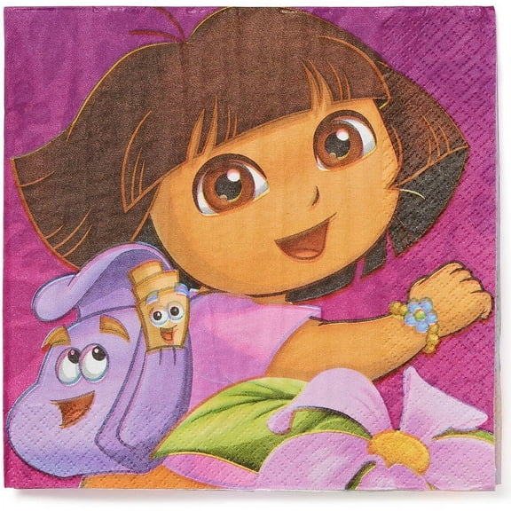 American Greetings Dora The Explorer Lunch Napkins Party Supplies (16 Count)