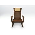 thumbnail image 3 of Tortuga Outdoor Tuscan Lorne Wicker Rocking Chair, Java, 3 of 5