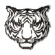 thumbnail image 3 of Calcomanías genéricas de animales para autos, creativas, universales, de aleación de aluminio, con diseño de animales. tigre, 3 of 9