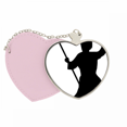 thumbnail image 1 of Arte marcial de kung fu Shaolin de China cultura palo Bolsa de viaje Mirror maquillaje corazón rosa, 1 of 4