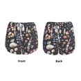 thumbnail image 3 of Balery Wildflower Watercolor 1 Pantalones cortos deportivos para mujer con forro y dos bolsillos, elásticos, para entrenamiento, gimnasio, yoga-Large, 3 of 7