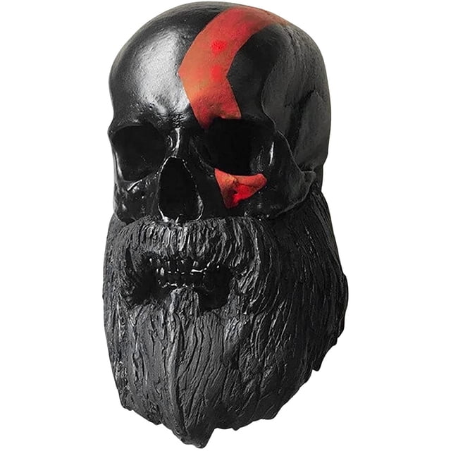 Soporte para casco de calavera - Soporte para casco de calavera montado en la pared para casco de motocicleta, soporte para casco, soporte de pared para sombrero TUNC Sencillez