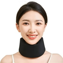 XIRQI Neck Brace,Sponge Cervical Collar for Sleeping,Neck Brace for Women,Black