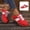 Red, variant on Womens Closed Toe Mule Sneakers Casual Slip On Backless Flats Perforated Breathable Color Block Outdoor Walking Shoes