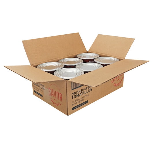 Savor Imports Green Tomatillo, Crushed, #10 Can, 6/Case
