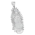 thumbnail image 1 of Dije De Virgen De Guadalupe De Plata 925 Con Zirconita 4.2cm, 1 of 3
