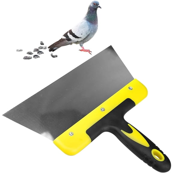TOYMYTOY Stainless Steel Bird Cage Scraper Multi-Color Efficient Dropping Removal Tool
