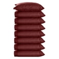 thumbnail image 1 of The Great American Store King Size Pillow Cases Solid Burgundy 8 Pack Bulk Pillow Cases With Envelop Closure - Soft Brushed Microfiber Fabric - Shrinkage and Fade Resistant Pillow Covers, 1 of 1