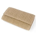 thumbnail image 6 of Natural Flat Clutch 2024 Boho Purse Top Handle Crossbody Handbag Stylish Woven Envelope Wallet Evening,Beige, 6 of 6