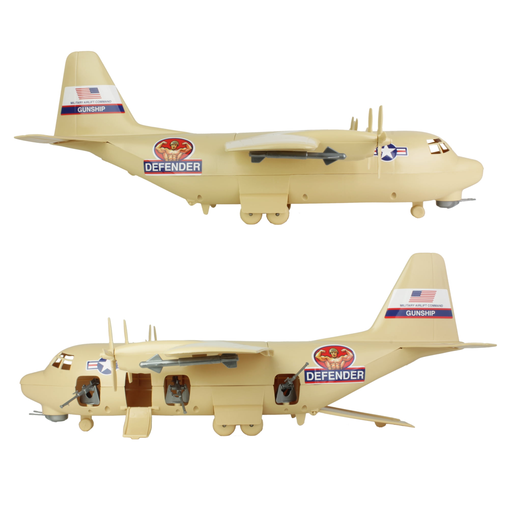 micro soldiers airplane