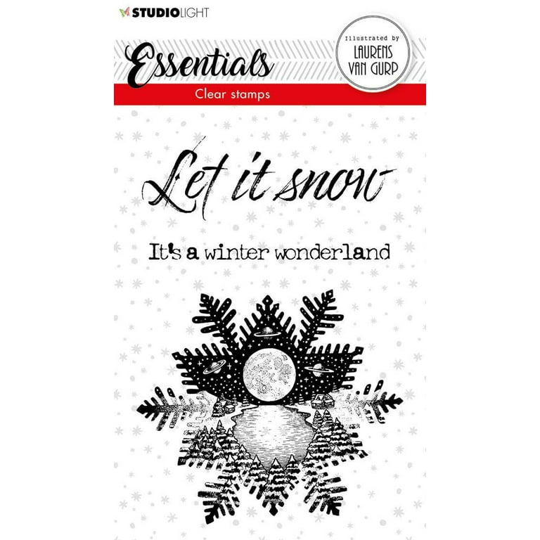 Studio Light BL Clear Stamp Snowflake Essentials 105x148mm nr.113