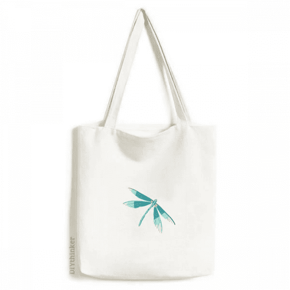 Graffiti Dragonfly Specimens Tote Canvas Bag Shopping Satchel Casual Handbag
