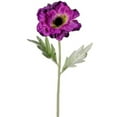 thumbnail image 1 of Dark Purple Anemone Stem Artificial Flower, 1 of 1
