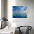 thumbnail image 4 of Orinice  Canvas Wall Art Prints Wind turbine farm in beautiful nature landscape Paintings Poster Artwork Home Decor Ready to Hang for Living Room Bedroom Dining Room  20x16in, 4 of 6