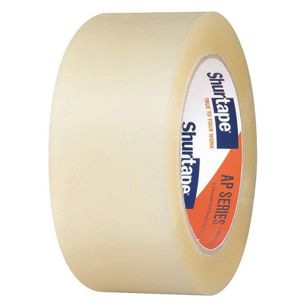 Packaging Tape, 48mm W, 100m L, 2 mil Thick, Clear, Standard Duty, 6PK 232518