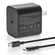 60W Charger Replace for Nintendo Switch 2/1 Charger, OLED, Lite, Dock, Joy-Con, PS5 Pro Controller & Steam Deck, PD3.0 Fast Charging Adapter, Support 4K TV Docking Mode, Include 5FT USB-C Cable