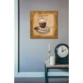 thumbnail image 6 of Epic Art 'Coffee Time III' by Silvia Vassileva, Acrylic Glass Wall Art, 24"x24", 6 of 10