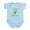 Sky Blue, variant on CafePress - Lizards Infant Bodysuit - Baby Light Bodysuit, Size Newborn - 24 Months