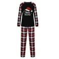 thumbnail image 2 of Family Christmas Pajamas 2024 Cozy Christmas Sleepwear Family Christmas Pajamas with Plaid and 'Merry Christmas' Print Mom, 2 of 4