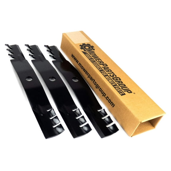 (3) Mulching Blades for John Deere 54" Z425, Z435, Z445 & More M145516, MIU11251