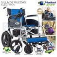 thumbnail image 2 of Silla De Ruedas Electrica 18 Medical Store Azul Medical Store SRE123MS, 2 of 7
