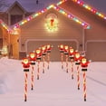 thumbnail image 5 of Beautynvta 6 Pcs Solar Christmas Garden Stake Lights, Outdoor Waterproof Solar Santa Claus Stake Pathway Lights for Yard Garden Patio Lawn Decor, 5 of 7