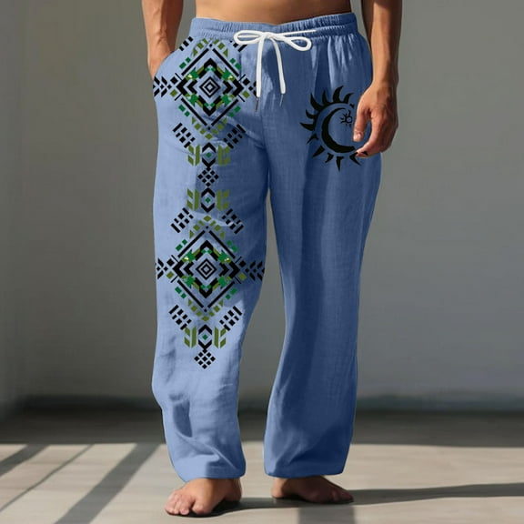 WXLWZYWL Mens Casual Baggy Pants Yoga Harem Pants Lounge Pants Drawstring Men Women, with 2 Big Pockets