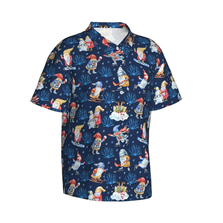 Daiia Winter old man Playtime Hawaiian Shirt for Men Gentle