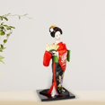 thumbnail image 6 of kowaku Collectible Figurine, Miniature Asian Statue, Traditional Japanese Kimono, Geisha Doll, Kabuki Doll for Desk, Wardrobe, Bedroom A, 6 of 9