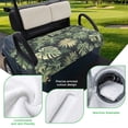 thumbnail image 5 of Golf Cart Seat Covers for 2 Seater,Palm Tree Leaves Soft Microfiber Cart Seat Towel Blanket,Summer Tropical Green Botanical Absorbent Breathable Non Slip Bench Seats Protector for Golf Course 51"x31", 5 of 9