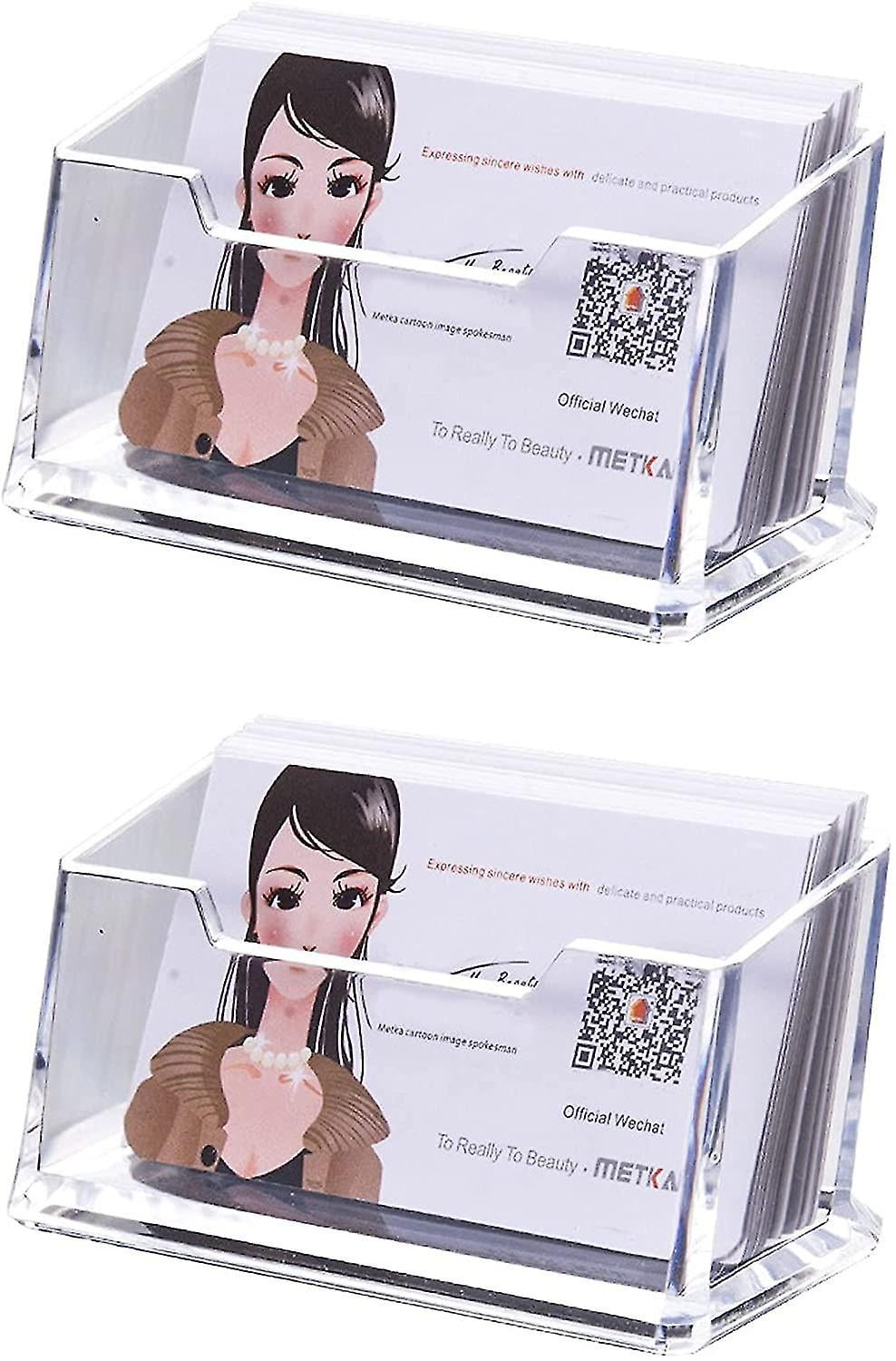 Zacro 240 Porte Cartes de Visite Carte de Livre PVC Cartes pour Ranger