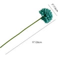 thumbnail image 2 of Burgundy Fake Flowers Artificial Chrysanthemum Ball Silk Flowers Silk Flowers 11" for Mother's Day Easter Home Kitchen Wedding Decorations, 2 of 5