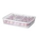 thumbnail image 1 of Portable Egg Storage Box 34 Compartments Plastic Egg Holder Container with Handle for Kitchen Refrigerator Outdoor, 1 of 4