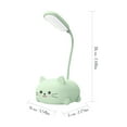 thumbnail image 3 of Lámparas de escritorio con protección ocular USB Cute Cat Night Light 400mAh Lámpara de lectura (verde), 3 of 9