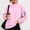 Pink, variant on Women's Long Sleeve Sweatshirt Baeitkot Women's Solid Color Stand Collar Long Sleeve Sweatshirt with Side Slit Hem and Pockets Casual Pullover Top White XL