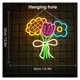 thumbnail image 5 of Letrero Luminoso De Neón Con Forma De Ramo Para Escaparate De Floristería, Regulable, Ideal Para Decoración De Pared En Zona De Relax 35x35cm, 5 of 8