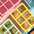 thumbnail image 2 of Mdesiwst Silicone Ice Cube Mold Ice Cube Mold 6/8 Grids Silicone Ice Making Tray Easy Release Large Square Cube Mold for Home Kitchen Ice Cube Tray, 2 of 8
