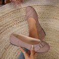 thumbnail image 2 of SuTry Women's Round Toe Flats Slip On Comfortable Metal Ring Detail Lightweight Casual Walking Office School Shoes(41), 2 of 9