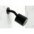 thumbnail image 4 of Kingston Brass KBX8130KNL Convergent Triple-Handle Tub and Shower Faucet with Knurled Handle, Matte Black, 4 of 7