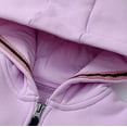 thumbnail image 4 of Jackets for Girls 10 Toddler Girls Boys Sleeveless Stripe Jacket Zip Up Coat Fall Warm Winter Kids Outwear Z0F-Purple, 3-4 Years, 4 of 5