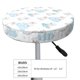 thumbnail image 4 of Disketp Playful Polar Bear Pals Funda Redonda para Taburete, Funda de Cojín para Silla de Bar Suave y Elástica-12 inch, 4 of 7