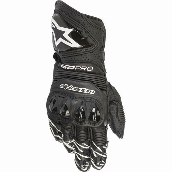 Alpinestars GP Pro RS3 Mens Leather Motorcycle Gloves Black SM
