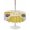 Yellow Grey, variant on Outdoor Tablecloth with Umbrella Hole for Patio/Picnic/Party/Camping, Bee Truck Waterproof Table Cloth Rectangle Table Cover Washable, Yellow Honey Daisy Floral Plaid Wooden Grain (52"x 70")