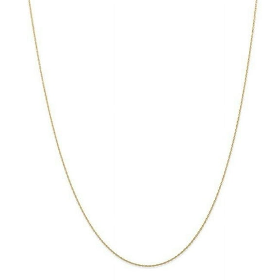 5RY-13 0.5 mm x 13 in. 14K Yellow Gold Cable Rope Chain