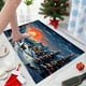 thumbnail image 1 of xihome Tapete navideño de 40 x 60 cm (15,7 x 23,6 pulgadas), absorbente, antideslizante, para cocina, de fibra de polister, lavable, para entrada o exterior., 1 of 6