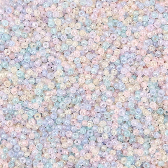 XmhyTop-A 220pcs 3mm Glass Seed Beads Jewelry Making Supplies for Bracelets, Necklaces, Earrings & DIY Crafts,M30