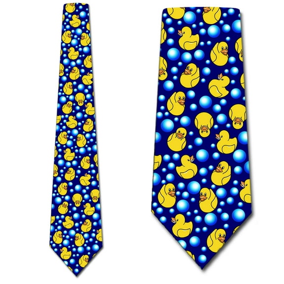 Rubber Ducky Ties Mens Duck Necktie Bubble Bath Tie by Tieguys