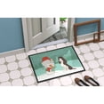 thumbnail image 4 of Carolines Treasures CK2074JMAT Brown English Springer Spaniel Snowman Christmas Door Mat Indoor Rug or Outdoor Welcome, 4 of 4