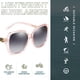 thumbnail image 4 of Gafas de sol polarizadas degradadas de alta gama, gafas de sol de moda, hechas de PC y metal, 4 of 5