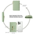 thumbnail image 5 of SENDEFN Small Wallets for Women RFID Blocking Leather Clutch Wallet Credit Card Holder Wallet with ID Window, 5 of 10